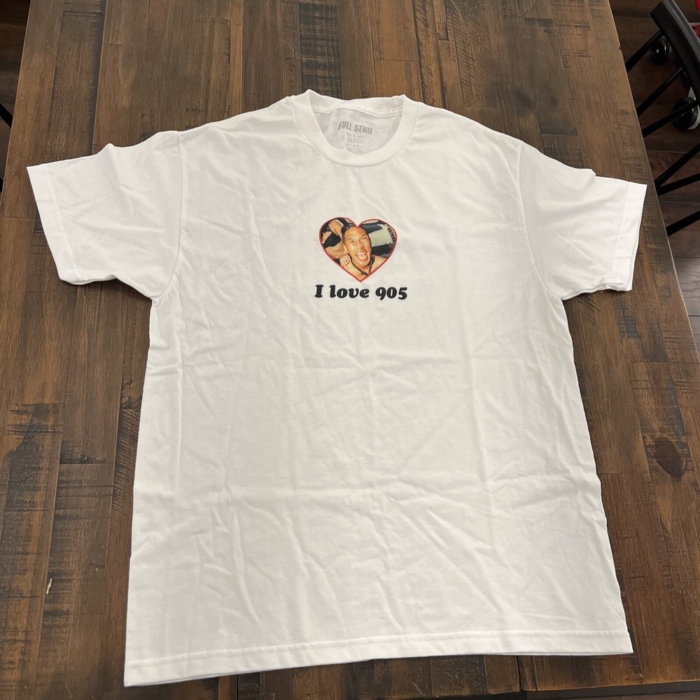 Full Send  T Shirt Steve Will Do It  I Love 905 Lg 100% Cotton Trump Melk Boys L